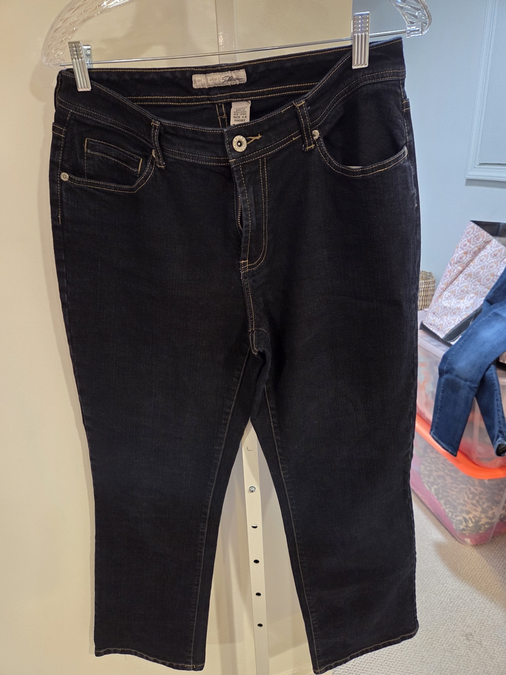 Chico's Blue Ankle Crop Jeans